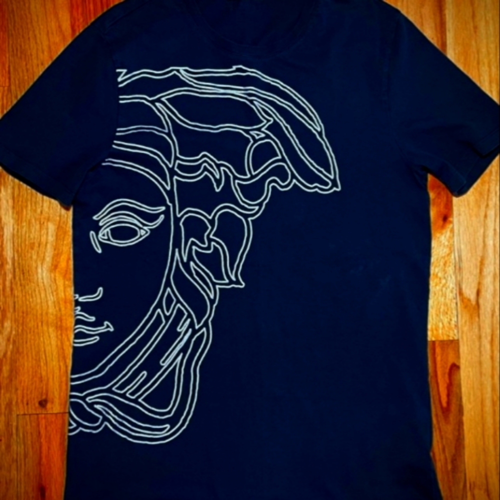 Versace Signature Medusa Shirt, Men's Black